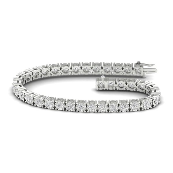 Diamond Tennis Bracelet 8ct Look in 1.00ct & silver